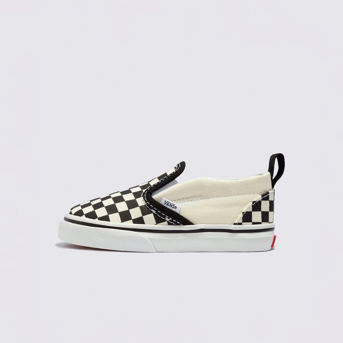 Tênis Slip-On V Infantil Black White