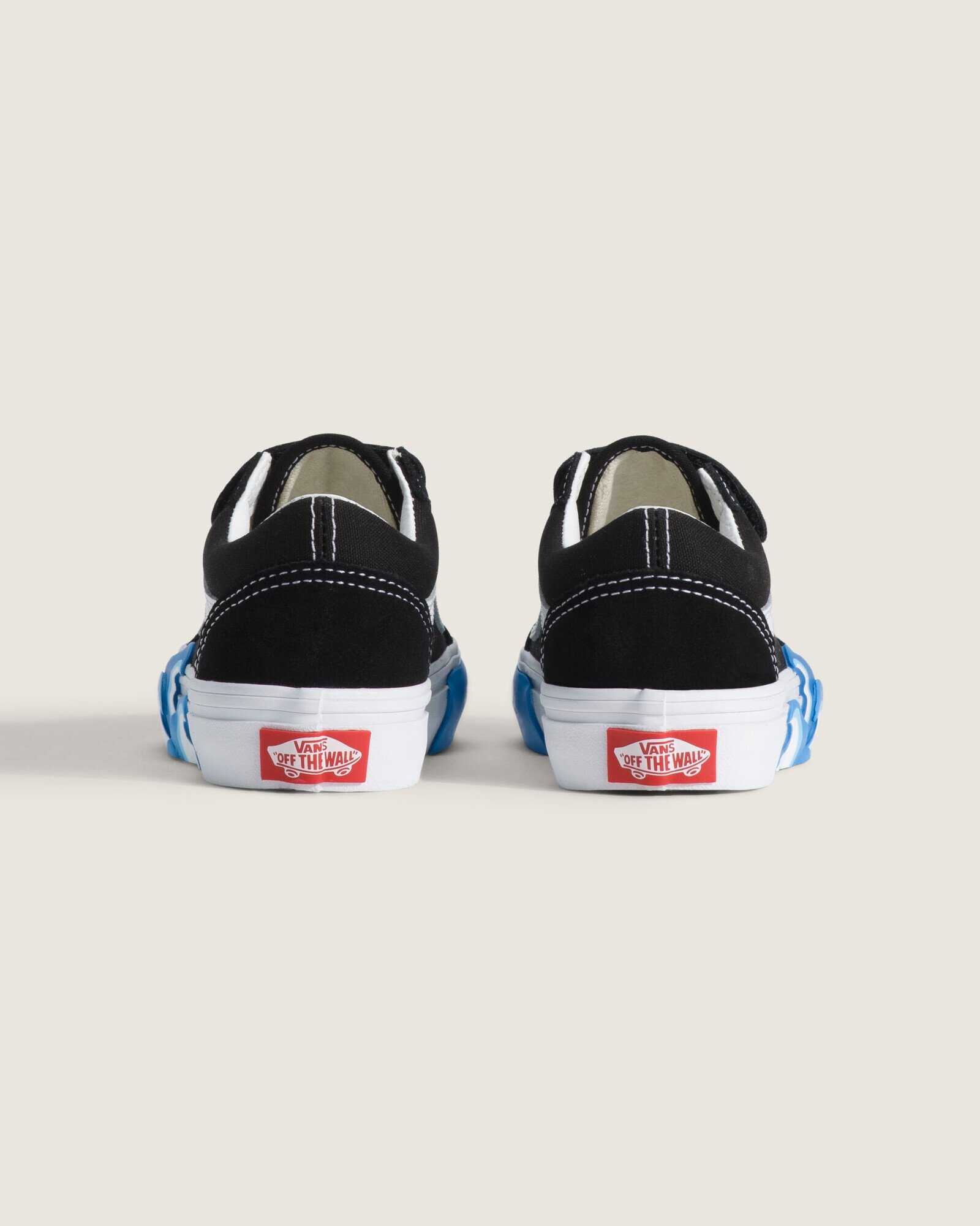 Tênis Old Skool V Black Bright Azure Infantil | Vans