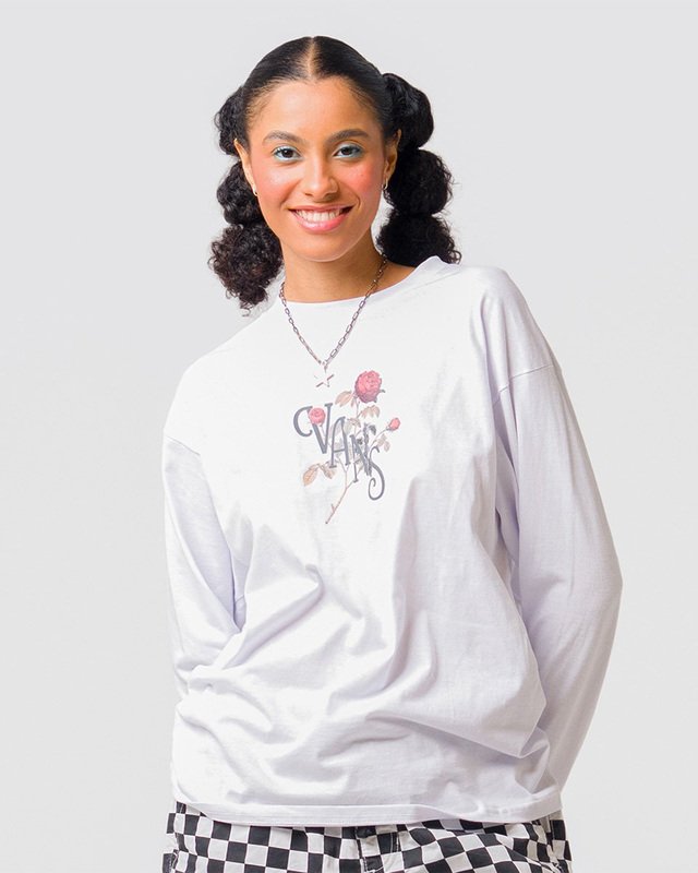 Camiseta Scarlet Street Ls White