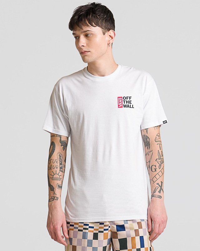 Camiseta Vans Off The Wall White