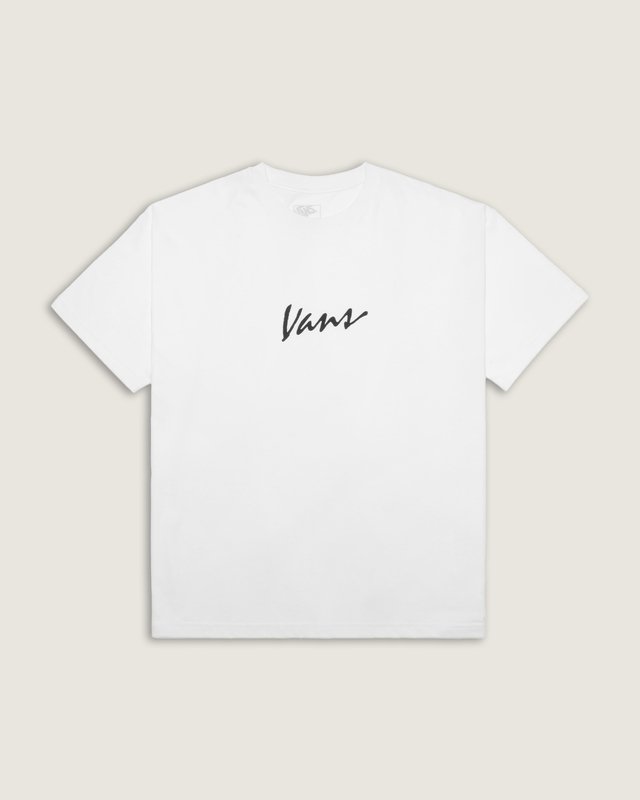 Camiseta Manga Curta Classic Script  White