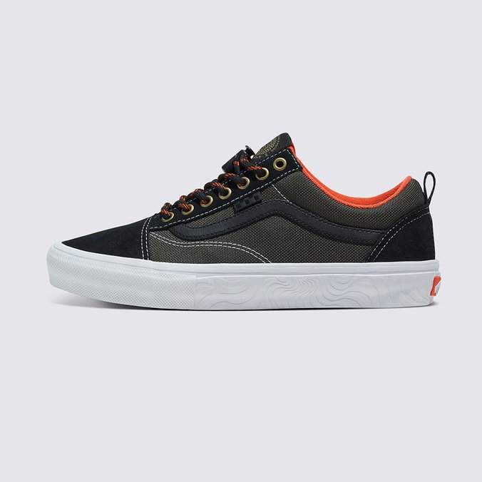 Tênis Skate Old Skool Spitfire Black Flame