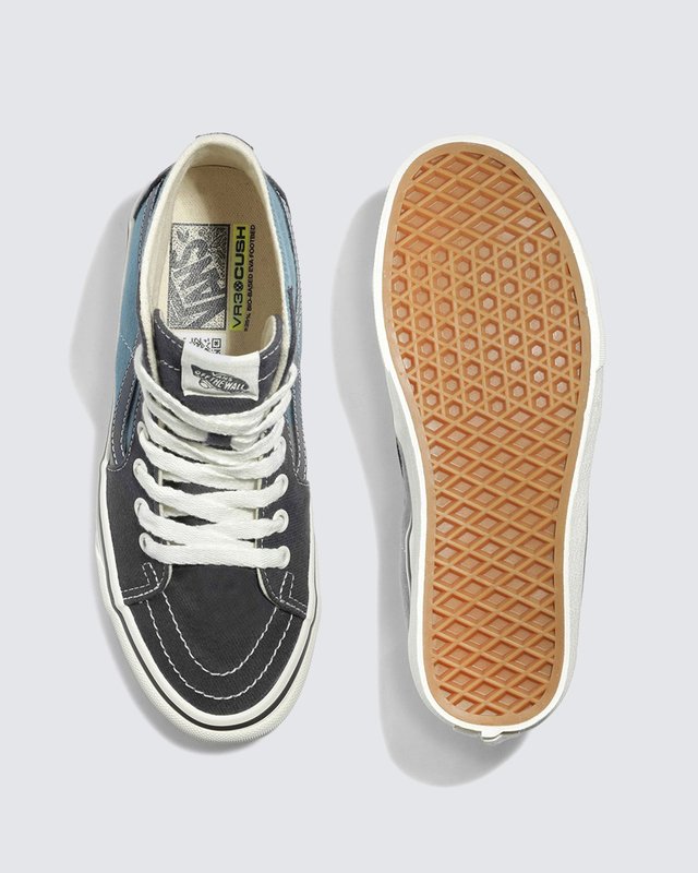 Tênis Sk8-Hi Tapered Sf Twill Vr3 Blue Multi