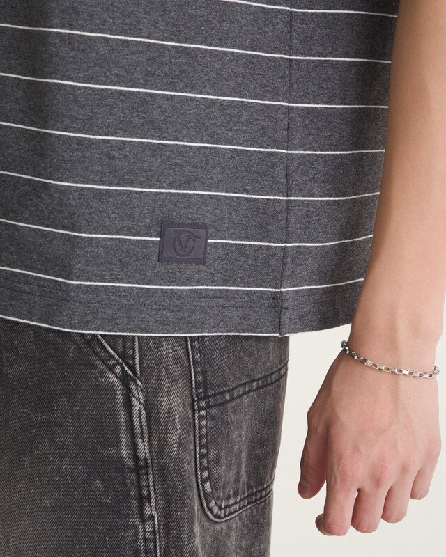 Camiseta Manga Curta Vans X Rowan Z Stripe Charcoal
