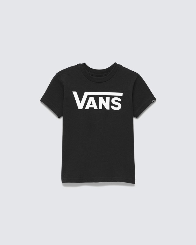 Camiseta Vans Classic Infantil Black White
