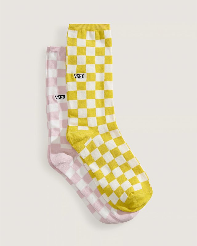 Meia Ticker Crew Dusty Gold (2 pares)