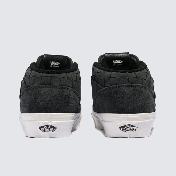 VANS★UA HALF CAB 33 DX★BLACK CHECKERBOARD New Vans Half Cab 33 DX Black Checkerboard Sneakers Mid-Top