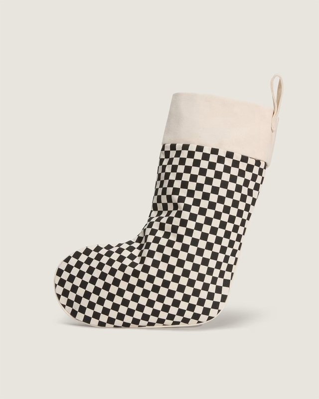 Enfeite Checkerboard Stocking