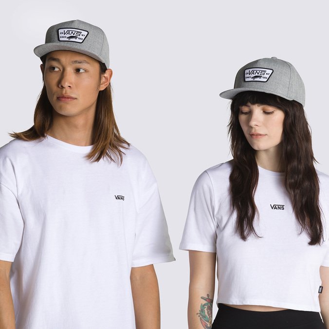 Boné Full Patch Snapback Heather Grey