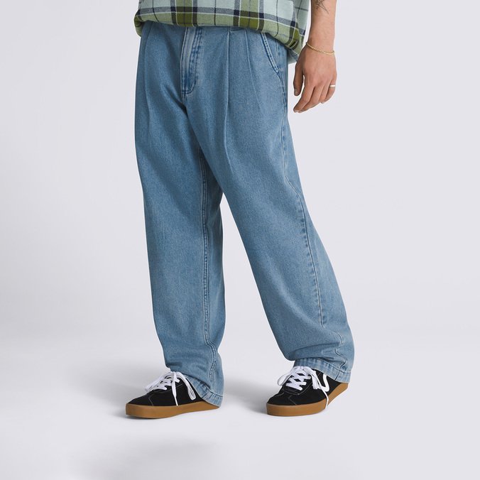 Calça Authentic Chino Loose TPRD PL TD Stonewash Blue