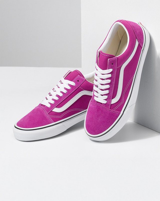 Tênis Old Skool Fuchsia Red True White