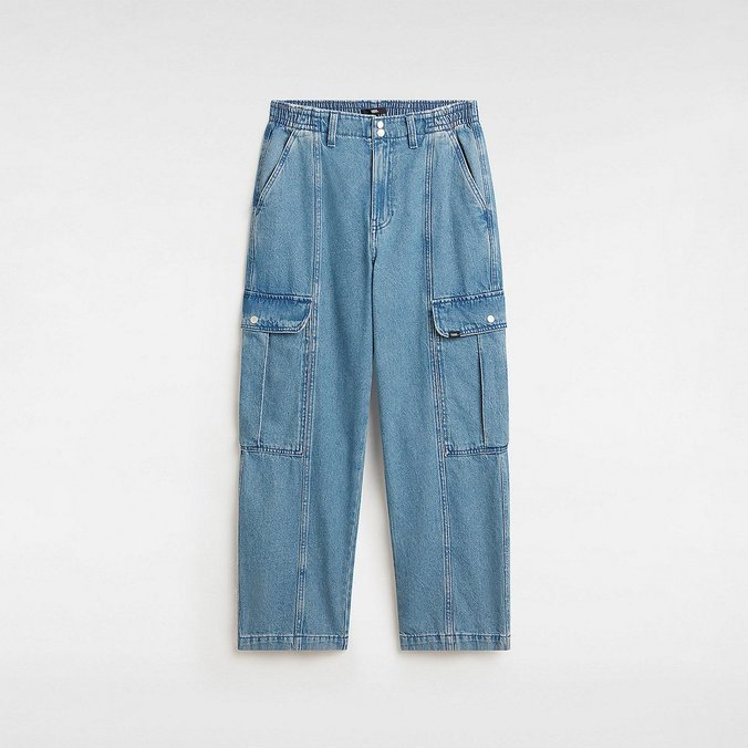 Calça Sidewalk Denim Cargo Pant Stone Wash
