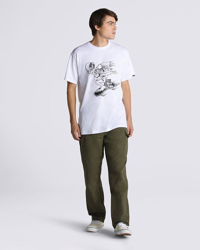 Camiseta Ss Tee Vans X Alva Skates White