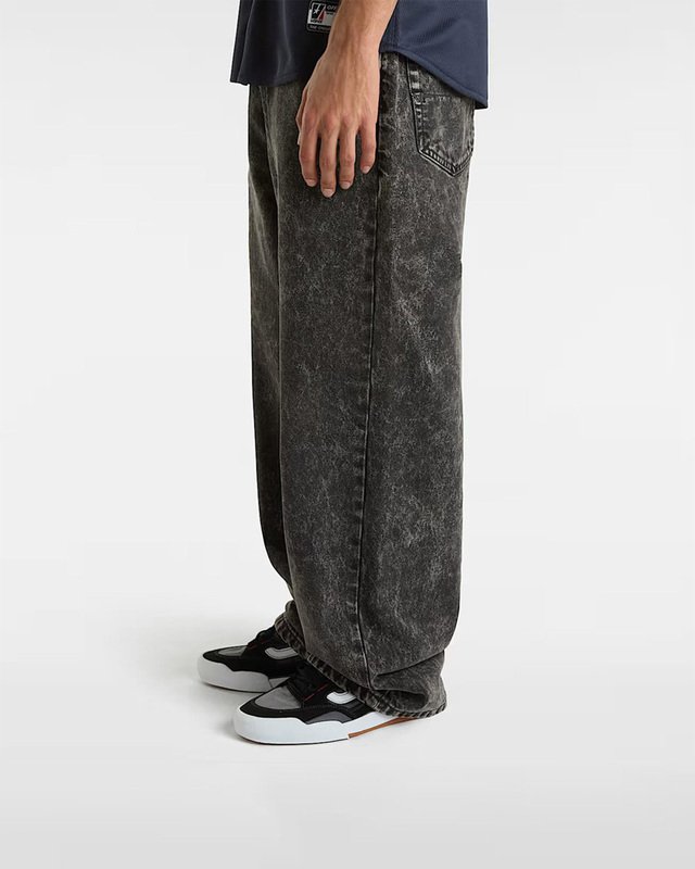 Calça Stonewash Baggy Black