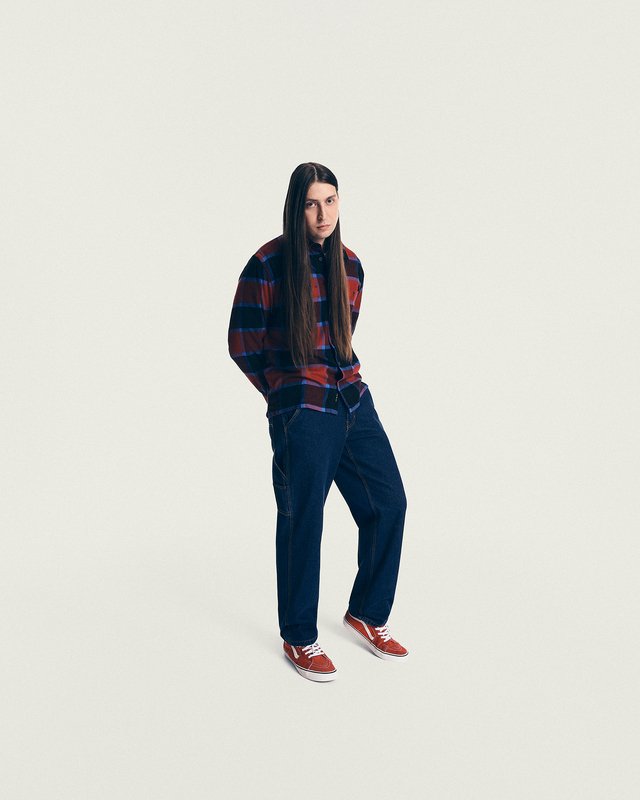 Tênis Sk8-Hi Vans Checkerboard Day Red True White