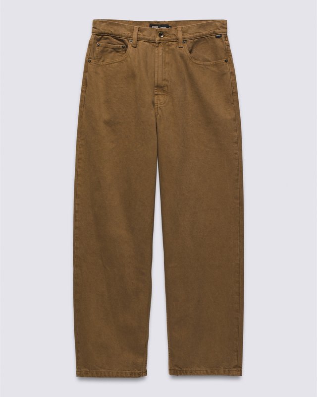 Calça Check-5 Baggy Denim Pant Upland Sepia