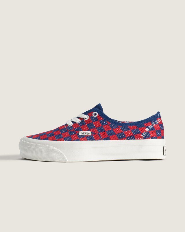 Tênis Authentic Lx Punk Check Red Blue