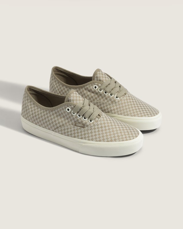 Tênis Authentic Micro Check Taupe