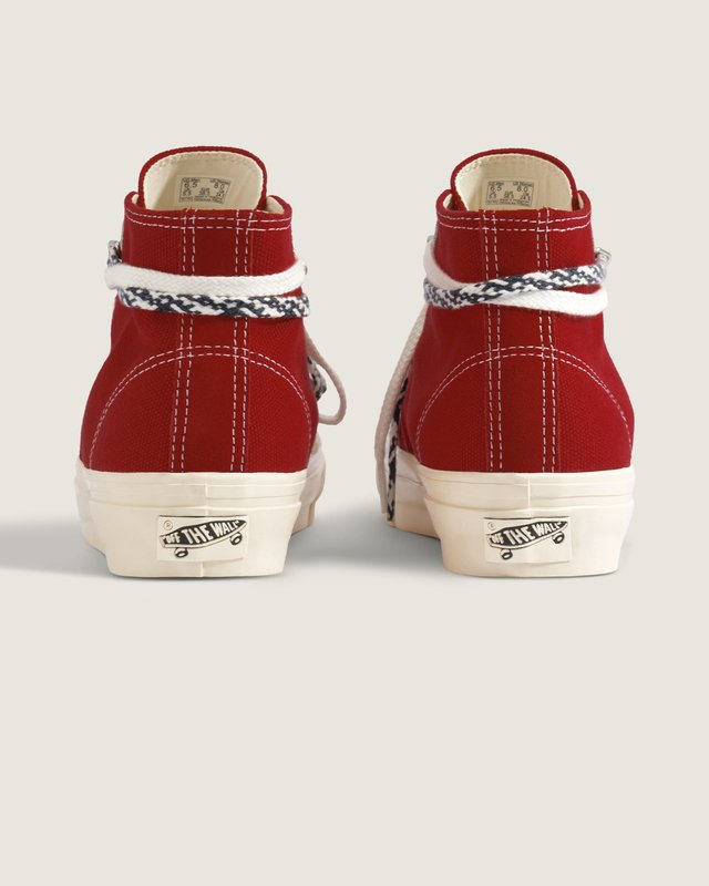 Tênis Authentic Hi Lx Scrapped Red