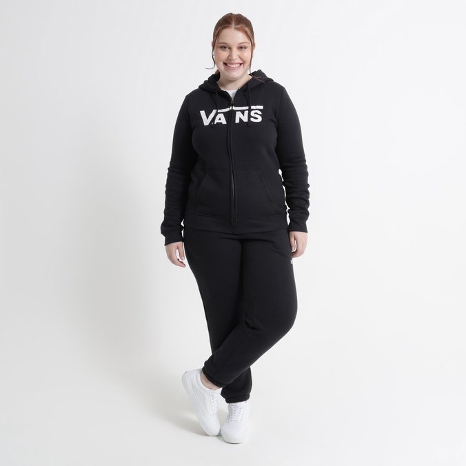Moletom Flying V Zip Hoodie Black