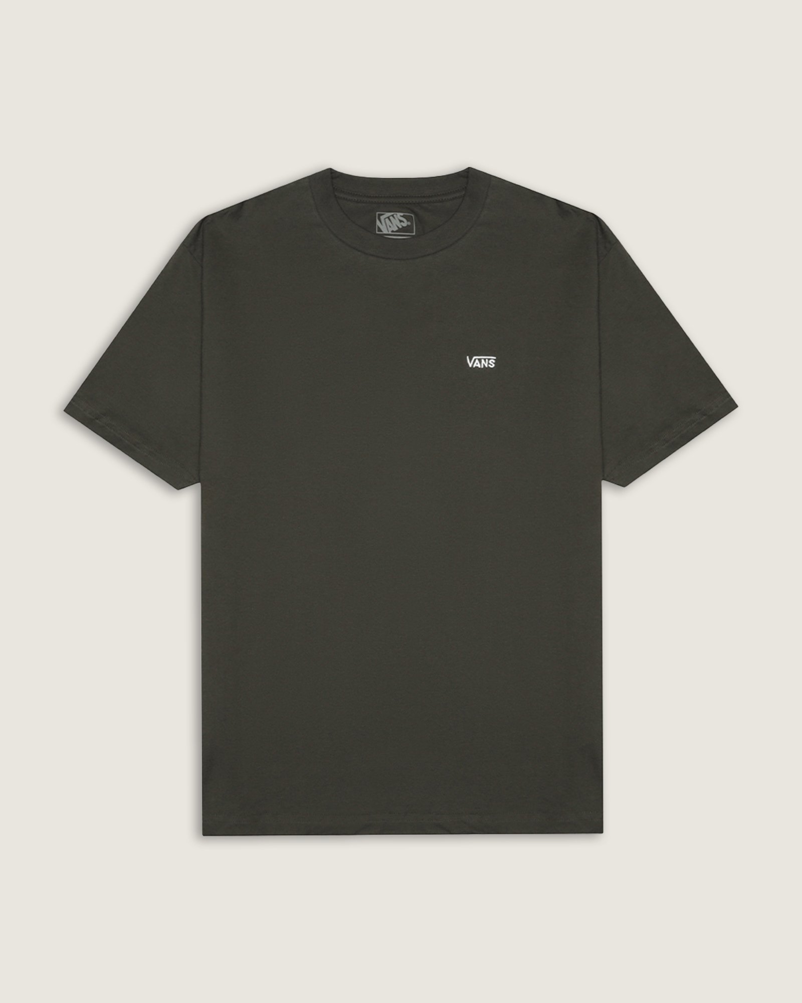 Camiseta Core Basics Tee Coal Brown White | Vans