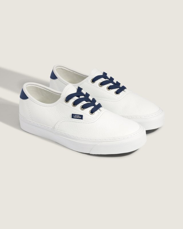 Tênis Authentic Leather White Navy