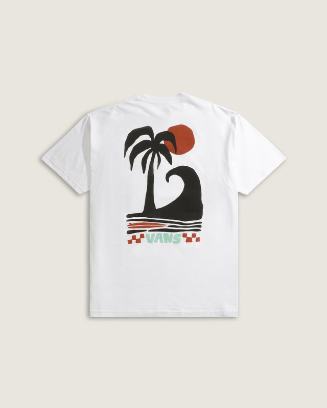 Camiseta Manga Curta Catch A Wave White