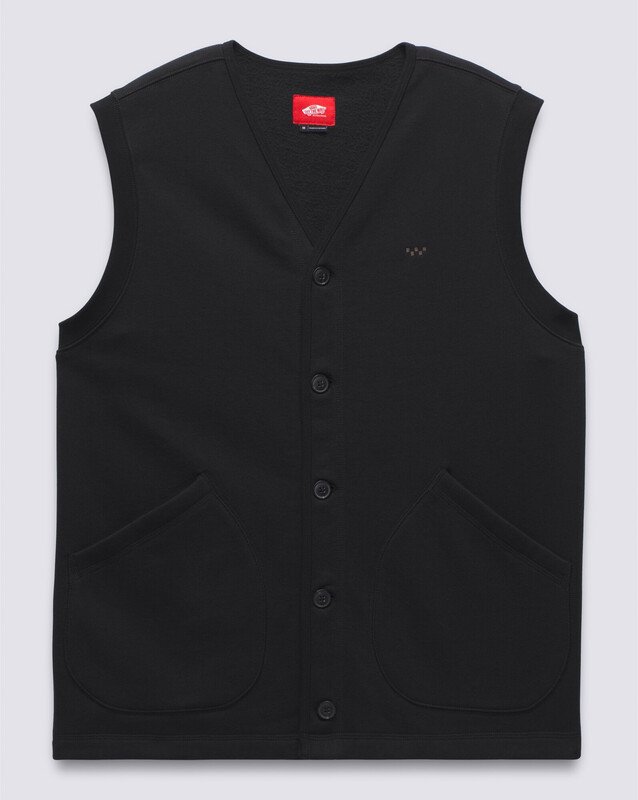 Colete Skate Fleece Vest Curren Caples Black