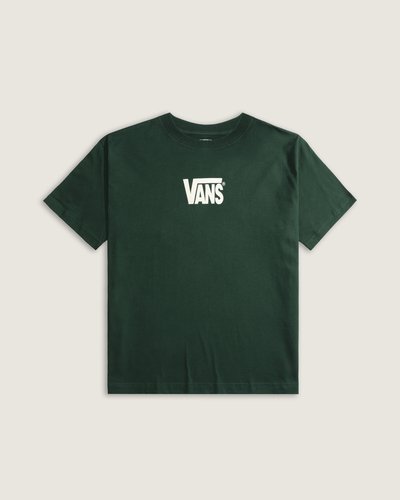 Camiseta de gola careca com logo frontal estampado e modelagem clássica, ideal para o dia a dia em 100% algodão.