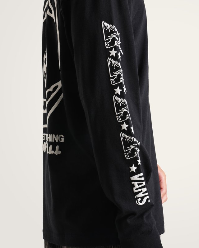 Camiseta Manga Longa Throwback Mixer Black