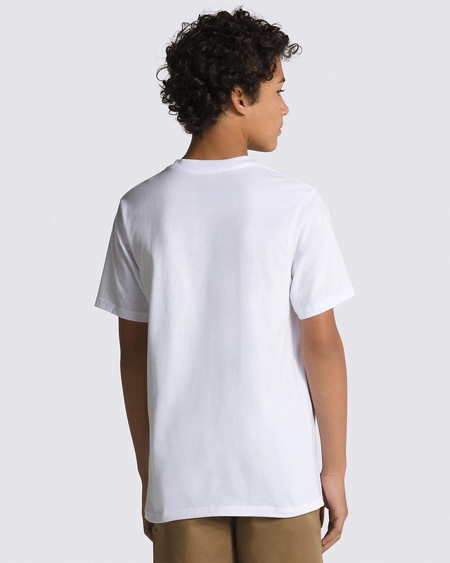 Camiseta Vans Classic Infantil White Black