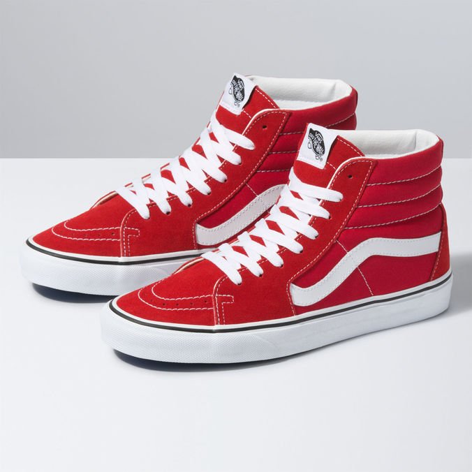 Tênis Sk8-Hi Racing Red True White