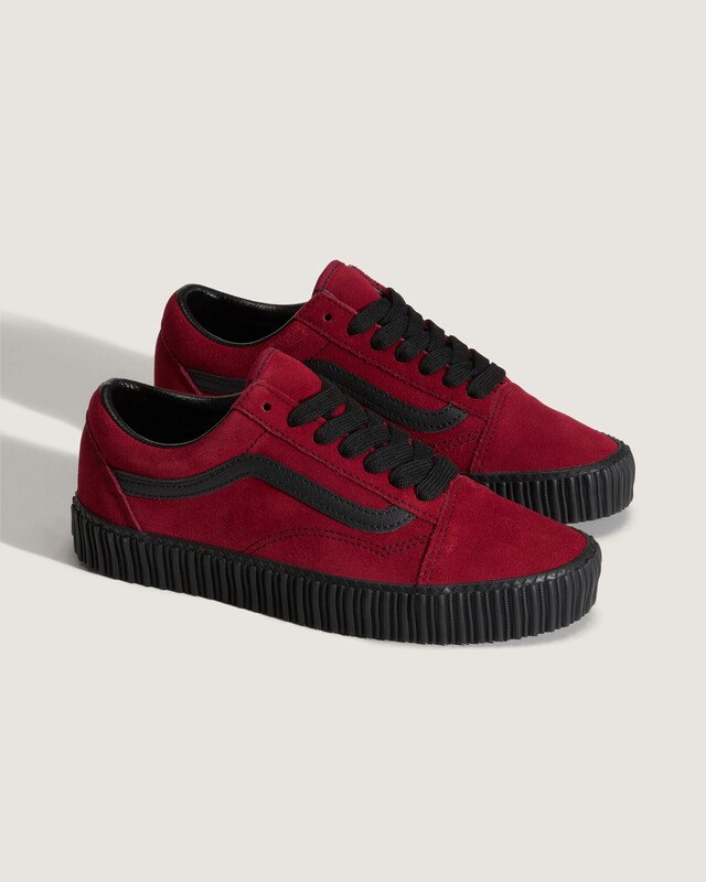 Tênis Old Skool Creeper Bridge Grunge Bordeaux