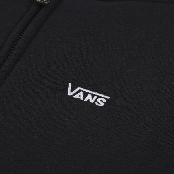 Moletom Basic Zip Hoodie Black | Vans
