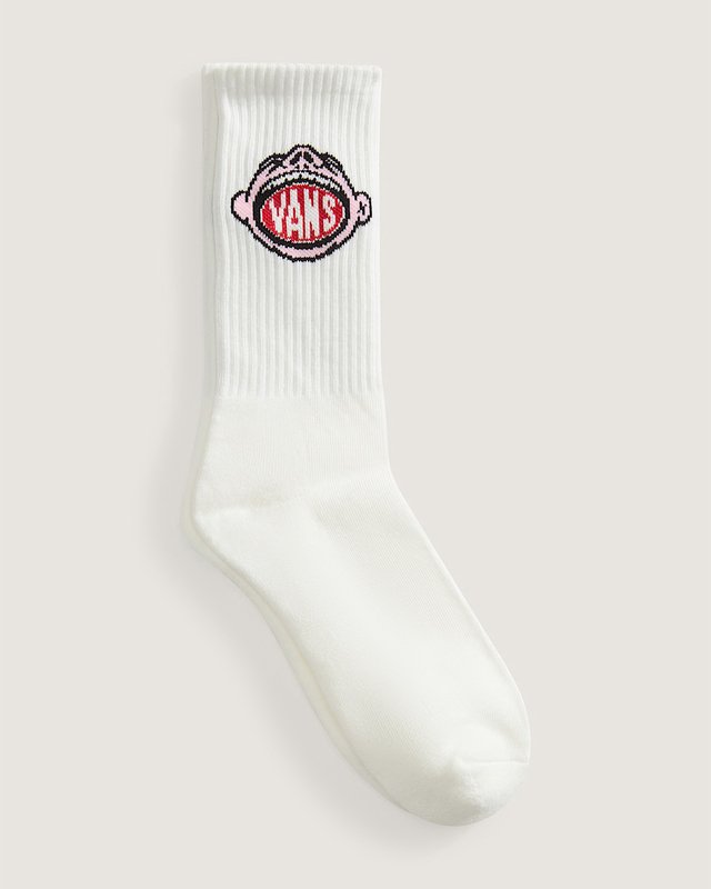 Meia Aldezo Crew White