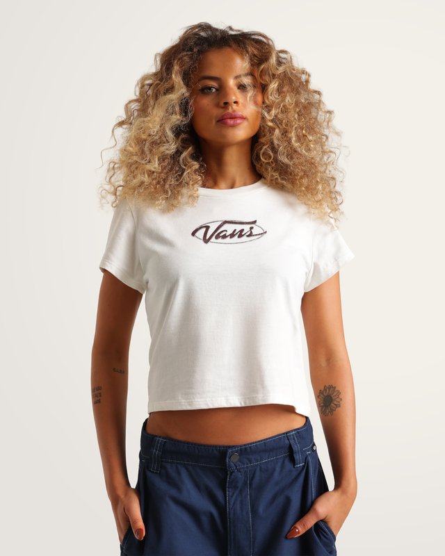Camiseta Manga Curta Ronde Vans Marshmallow