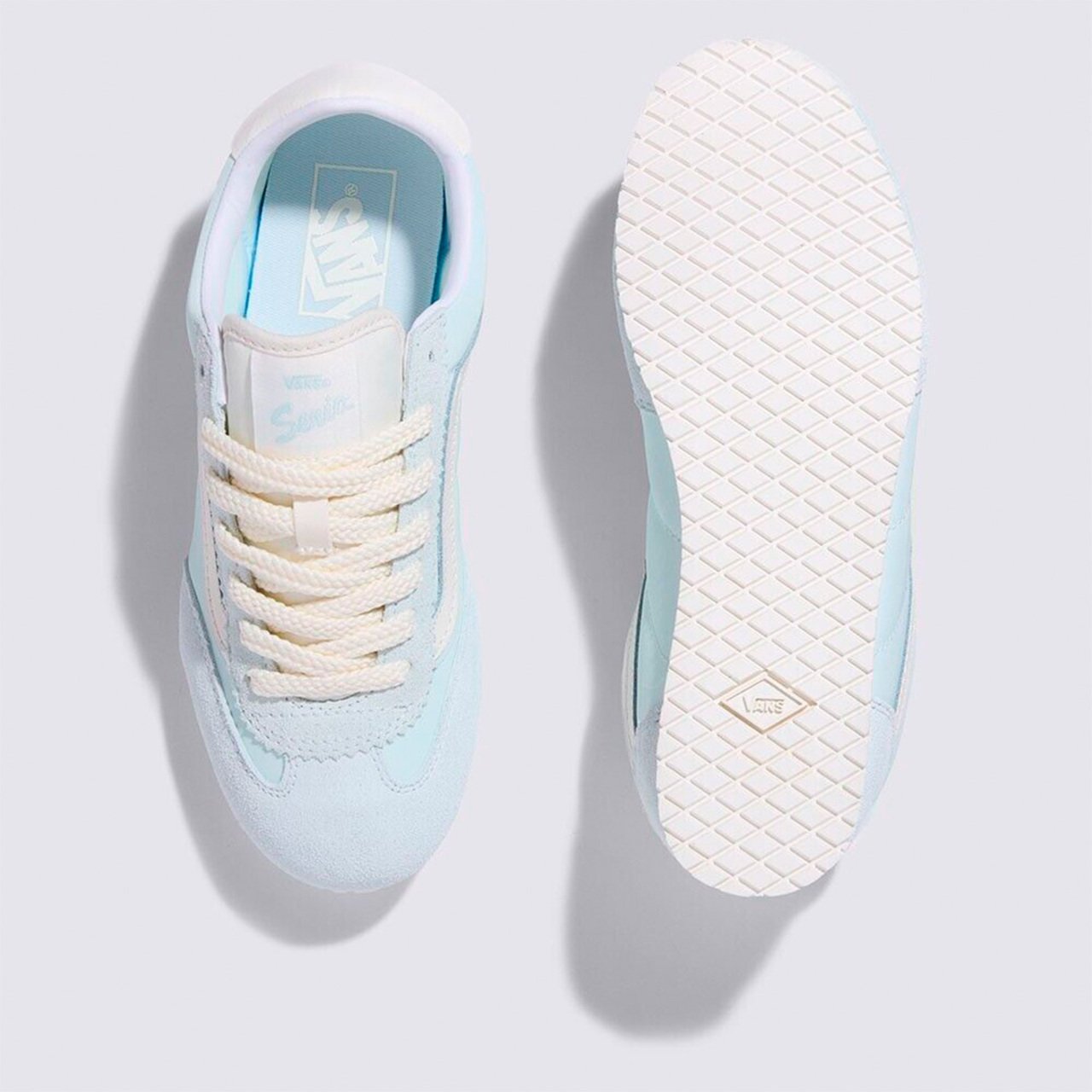 国内配送 VANS SUPER LOWPRO HINT OF MINT Vans Super Lowpro Hint of Mint - Suede Sneakers - Sneakers