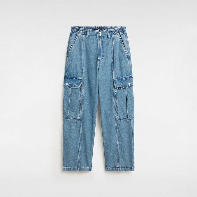 Calça Sidewalk Denim Cargo Pant Stone Wash