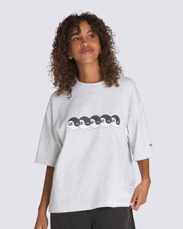 Camiseta Skate Ying Yang Tee SS Curren Caples Ash Heather
