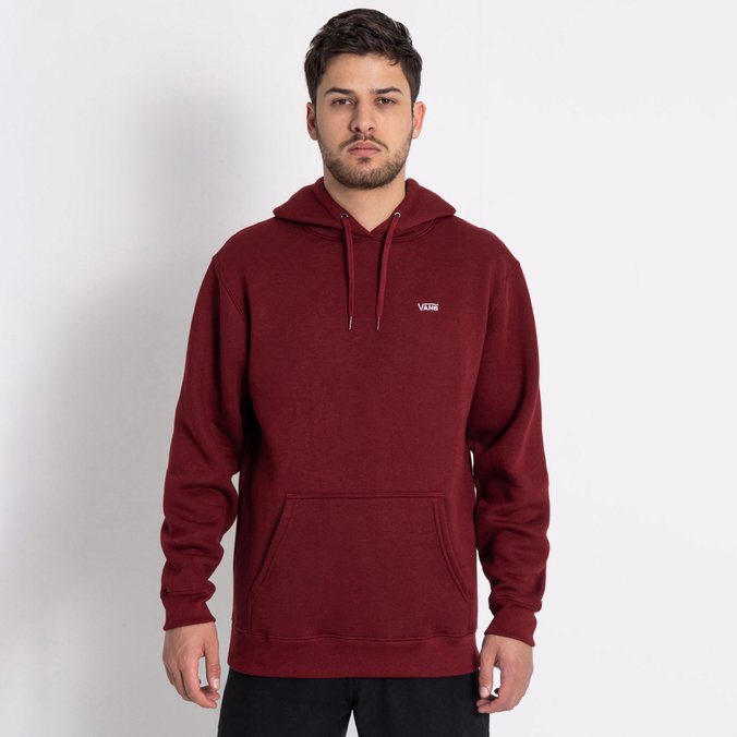 basic pullover moletom com capuz