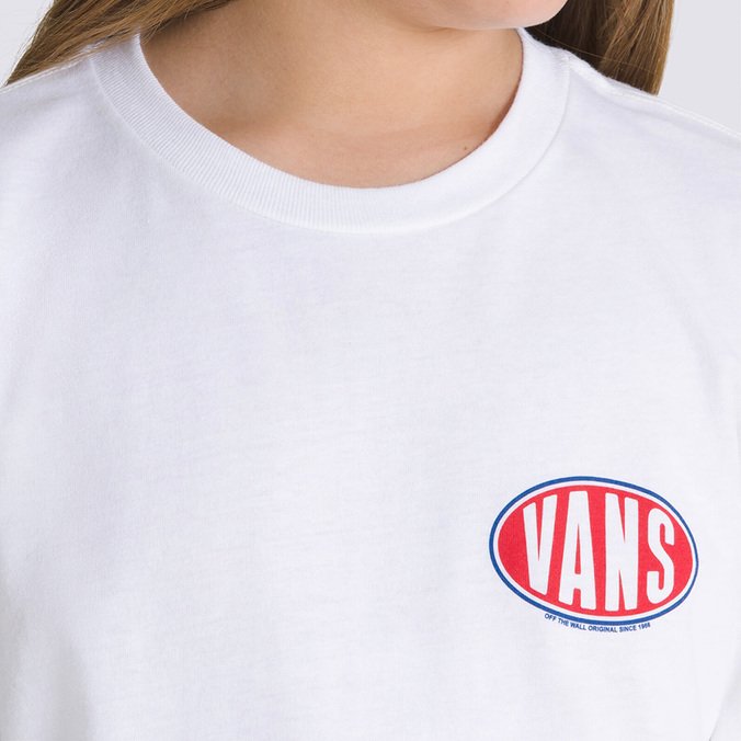 Camiseta Spray On SS White Infantil