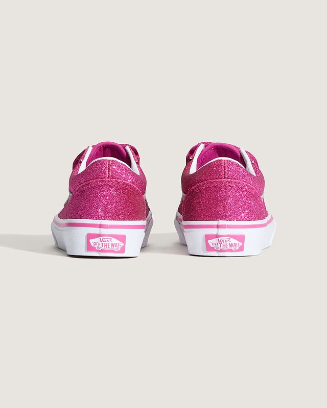Tênis Old Skool Kids Glitter Rasp Raspberry Rose Infantil
