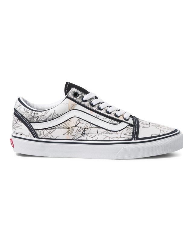 Tênis Old Skool Vans X Moca Frances Stark Maps