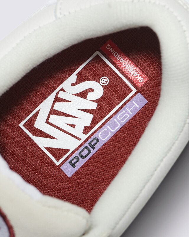Tênis Skate Wayvee Leather Tan White
