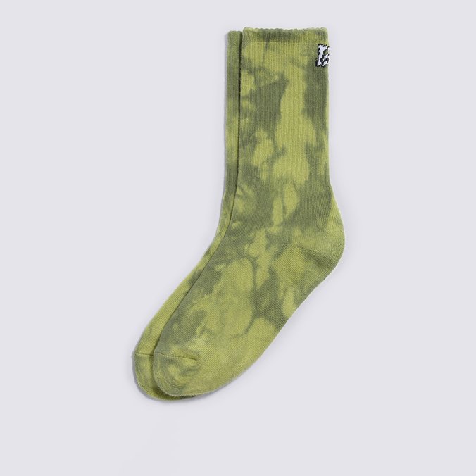 Meia Psych Tie Dye 36/9 Skate White
