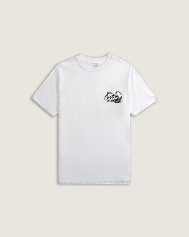 Camiseta Manga Curta Custom Cat White