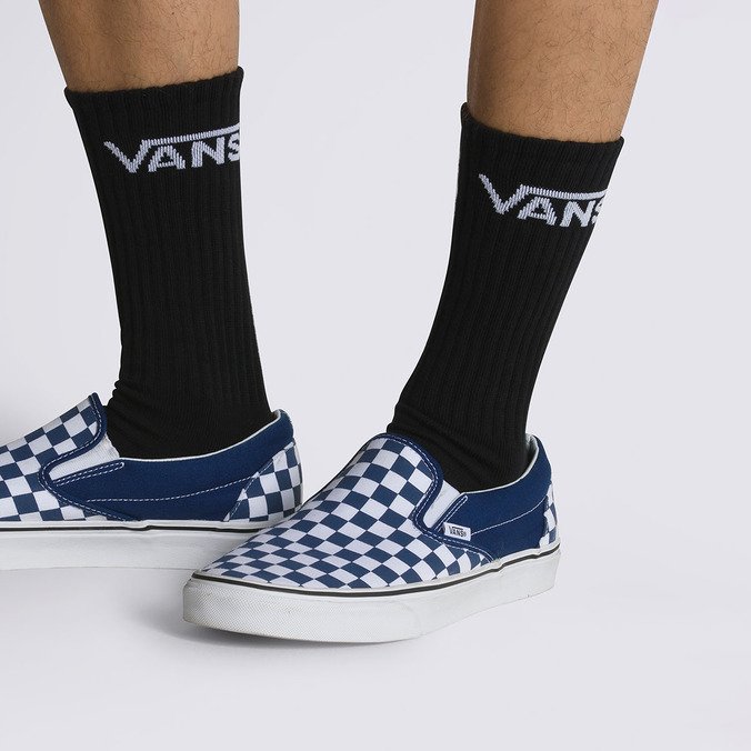 Meia Class Crew 3 Pares 41/45 Black