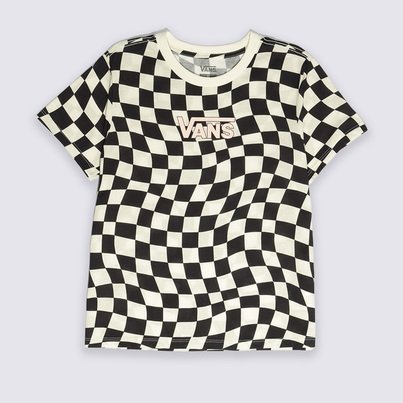 Camiseta Warped 66 Checkerboard Crew Warped Checkerboard Black
