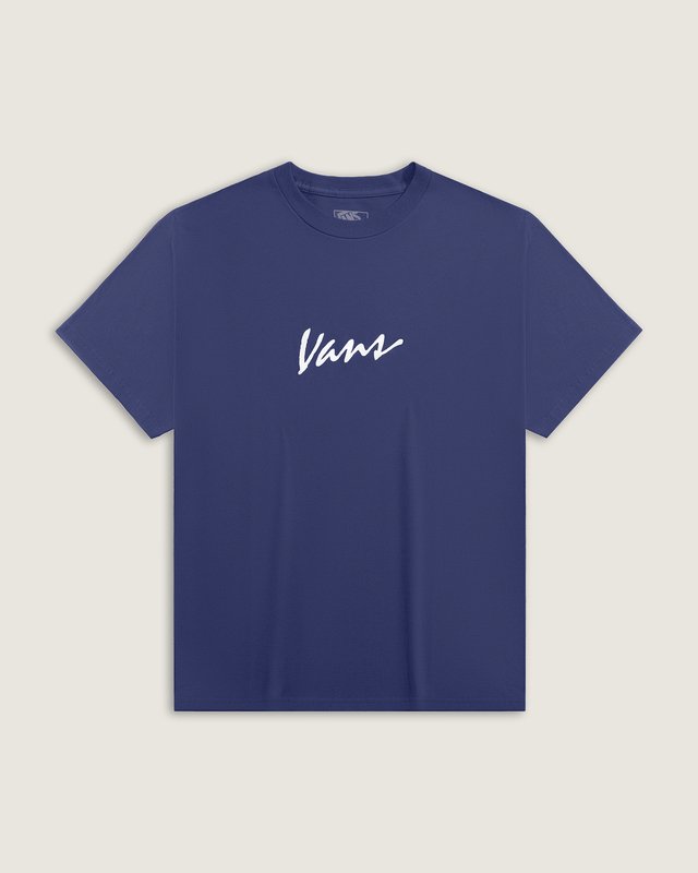 Camiseta Manga Curta Classic Script  Twilight Haze