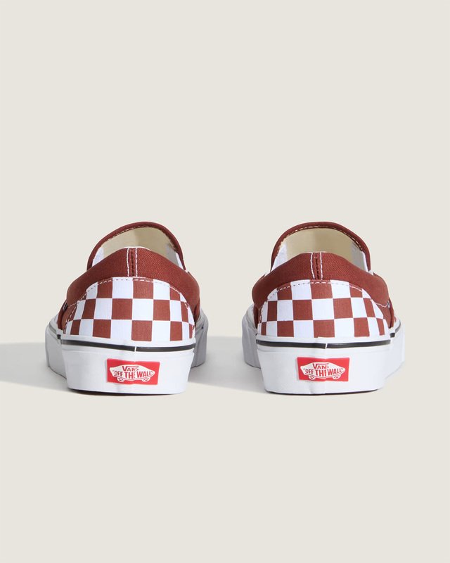 Tênis Slip-On Color Theory Checkerboard Rust Bronze